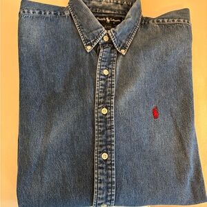 Ralph Lauren Indigo Button-Down Shirt